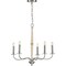 Progress Lighting Durrell Collection Five-Light Brushed Nickel Chandelier P400199-009 - alternate 2